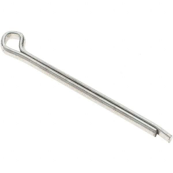 Value Collection - 7/64" Diam x 1-3/4" Long Hammerlock Cotter Pin - Grade 2, Zinc-Plated, Steel - Best Tool & Supply