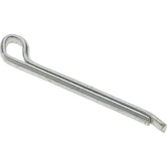 Value Collection - 7/64" Diam x 1-1/4" Long Hammerlock Cotter Pin - Grade 2, Zinc-Plated, Steel - Best Tool & Supply