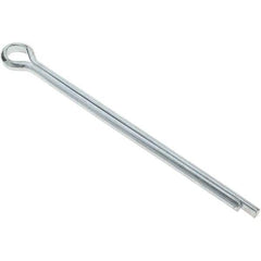 Value Collection - 5/16" Diam x 5" Long Extended Prong Cotter Pin - Grade 2, Zinc-Plated, Steel - Best Tool & Supply