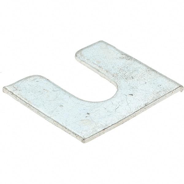 Made in USA - Metal Shim Stock   Type: Slotted Shim    Material: Steel - Best Tool & Supply