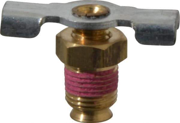 Value Collection - Steel Wing Nut Valve Drain Cock & Shutoff Valve - 1/8 Thread, 200 Max psi - Best Tool & Supply