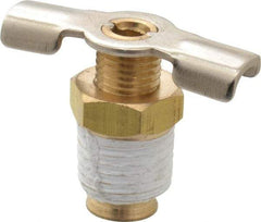 Value Collection - Steel Wing Nut Valve Drain Cock & Shutoff Valve - 1/4 Thread, 200 Max psi - Best Tool & Supply