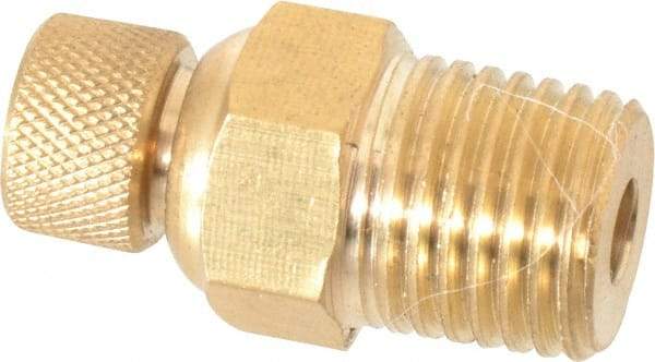 Value Collection - Brass Thumb-Screw Valve Drain Cock & Shutoff Valve - 1/4 Thread, 200 Max psi - Best Tool & Supply