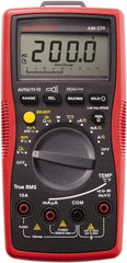 Amprobe - 4210340, CAT IV, CAT III, 1,000 VAC/VDC, Digital True RMS Auto Ranging Manual Ranging Multimeter - 60 mOhm, Measures Voltage, Capacitance, Current, Frequency, Resistance, Temperature - Best Tool & Supply