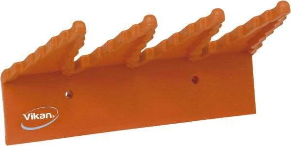 Vikan - 22 Lb, 6-1/2" Wide, 2-1/2" High, Polypropylene, Wall Bracket - 9-1/2" Long, 3 Holders - Best Tool & Supply