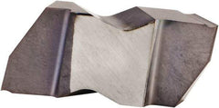 Kennametal - 2012NP K Grade KCU25, 3.68mm Cutting Width Carbide Grooving Insert - 2.79mm Max Depth of Cut, Right Hand, 0.34mm Corner Radius, AlTiN Finish - Best Tool & Supply