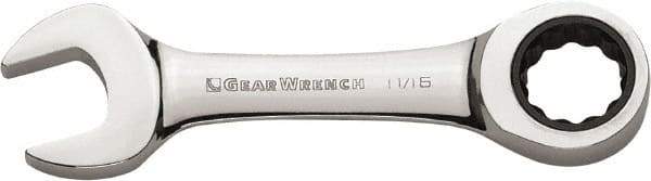 GearWrench - 9/16" 12 Point Combination Wrench - Chrome Vanadium Steel, Full Polish Finish - Best Tool & Supply