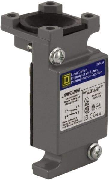 Square D - 4.2 Inch Long, Zinc Body, Limit Switch Plug In Unit - For Use with 9007, 9007C - Best Tool & Supply