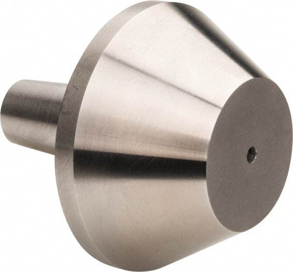 Riten - 5MT Taper, 1-1/2 to 2-3/4" Point Diam, Hardened Tool Steel Lathe Bull Nose Point - 1-5/8" OAL - Best Tool & Supply