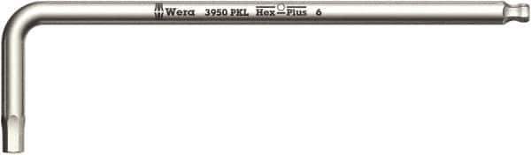 Wera - 4mm Hex, Long Arm, Hex Key - 137mm OAL, Metric System of Measurement - Best Tool & Supply