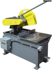 Kalamazoo - 20" Blade Diam, 1" Arbor Hole, Straight Chop & Cutoff Saw - 2,500 RPM, 15 hp, 220/440 Volts, 3 Phase - Best Tool & Supply