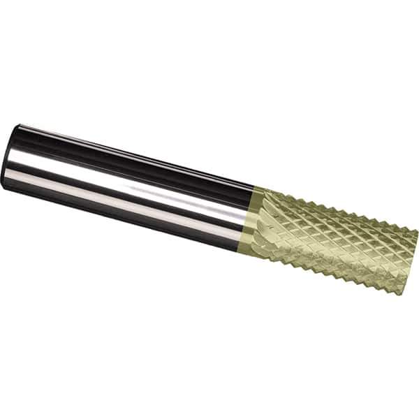 Made in USA - 3/32" Diam, 3/8" LOC, Plain End, Solid Carbide Diamond Pattern Router Bit - Right Hand Cut, 1-1/2" OAL, 1/8" Shank Diam, Use on Carbon & Honeycomb, Carbon Fiber, Composite, Fiberglass, Graphite - Best Tool & Supply