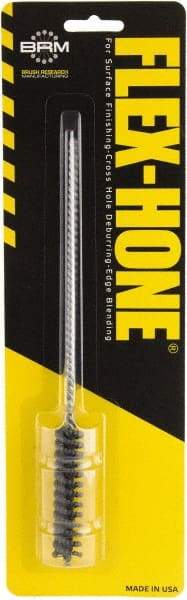 Brush Research Mfg. - 1/2" to 0.551" Bore Diam, 0.8333333 Grit, Aluminum Oxide Flexible Hone - Extra Fine, 8" OAL - Best Tool & Supply