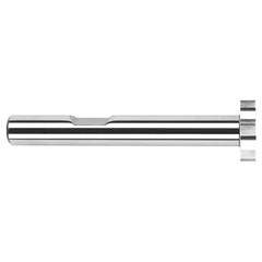 1.0000″ (1″) Cutter Diameter × 0.0780″ (5/64″) Width Carbide Square Large Diameter Standard Keyseat Cutter, 12 Flutes - Exact Industrial Supply
