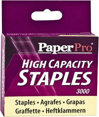 PaperPro - 3/8" Leg Length, Steel High Capacity Staples - 65 Sheet Capacity, For Use with PaperPros 1200 & 1210 - Best Tool & Supply