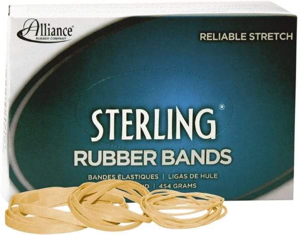 Alliance - 4" Circumference, 1/8" Wide, Ergonomic Rubber Band Strapping - 850 Pieces - Best Tool & Supply