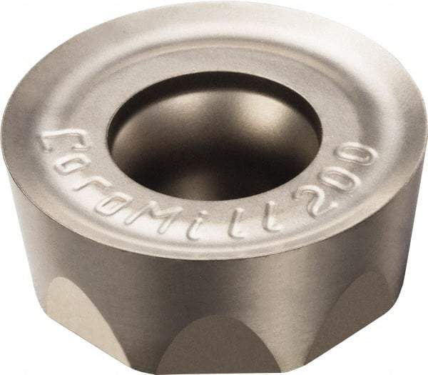 Sandvik Coromant - RCHT2006M0 KL Grade H13A Carbide Milling Insert - Uncoated, 6.35mm Thick, 20mm Inscribed Circle, 10mm Corner Radius - Best Tool & Supply