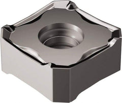 Sandvik Coromant - 345R1305 PH Grade 3040 Carbide Milling Insert - TiCN/Al2O3 Finish, 5.56mm Thick, 13mm Inscribed Circle, 0.8mm Corner Radius - Best Tool & Supply