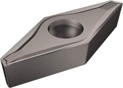 Sandvik Coromant - VCEX2200 F Grade 5015 Cermet Turning Insert - Uncoated, 35° Diamond, 3/8" Inscr Circle, 1/8" Thick, 0mm Corner Radius - Best Tool & Supply