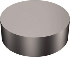 Sandvik Coromant - RNGN45 Grade 6060 Carbide Turning Insert - Uncoated, Round, 1/2" Inscr Circle, 5/16" Thick, 6.35mm Corner Radius - Best Tool & Supply