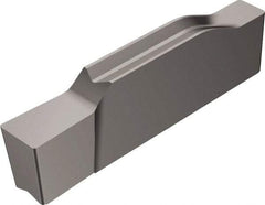 Sandvik Coromant - K1N123 GE Grade CB20, 6.35mm Cutting Width Carbide Grooving Insert - Neutral, 0.2mm Corner Radius, Uncoated - Best Tool & Supply