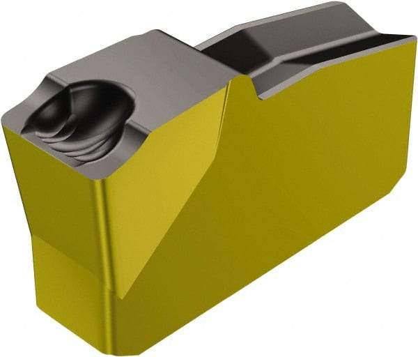 Sandvik Coromant - 20020N151.2 5G Grade 4225, 2mm Cutting Width Carbide Grooving Insert - Neutral, 0.2mm Corner Radius, TiCN/Al2O3/TiN Finish - Best Tool & Supply