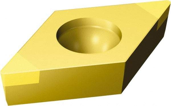 Sandvik Coromant - DCGW32.52 Grade 7525 CBN Turning Insert - 55° Diamond, 3/8" Inscr Circle, 5/32" Thick, 1/32" Corner Radius - Best Tool & Supply