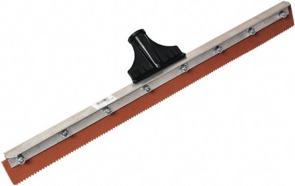 SEYMOUR-MIDWEST - 23-15/16" Rubber Blade Floor Squeegee - Threaded End, Single Edge, Aluminum Holder - Best Tool & Supply