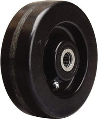 Hamilton - 6 Inch Diameter x 2 Inch Wide, Phenolic Caster Wheel - 1,200 Lb. Capacity, 2-3/16 Inch Hub Length, 7/8 Inch Axle Diameter, Straight Roller Bearing - Best Tool & Supply