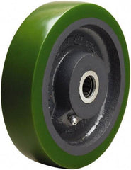 Hamilton - 6 Inch Diameter x 1-1/2 Inch Wide, Polyurethane on Cast Iron Caster Wheel - 850 Lb. Capacity, 1-3/4 Inch Hub Length, 1-3/16 Inch Axle Diameter, Plain Bore Bearing - Best Tool & Supply