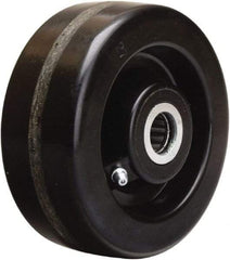 Hamilton - 5 Inch Diameter x 2 Inch Wide, Phenolic Caster Wheel - 1,000 Lb. Capacity, 2-3/16 Inch Hub Length, 1/2 Inch Axle Diameter, Straight Roller Bearing - Best Tool & Supply