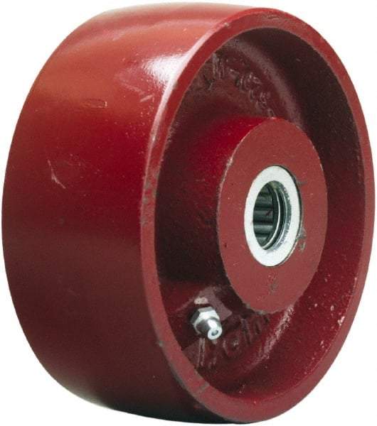 Hamilton - 5 Inch Diameter x 2 Inch Wide, Cast Iron Caster Wheel - 1,300 Lb. Capacity, 2-1/4 Inch Hub Length, 1-7/16 Inch Axle Diameter, Plain Bore Bearing - Best Tool & Supply