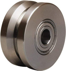 Hamilton - 3 Inch Diameter x 1-3/8 Inch Wide, Stainless Steel Caster Wheel - 450 Lb. Capacity, 1-3/8 Inch Hub Length, 1/2 Inch Axle Diameter, Plain Bore Bearing - Best Tool & Supply