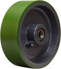 Hamilton - 12 Inch Diameter x 4 Inch Wide, Polyurethane on Cast Iron Caster Wheel - 4,800 Lb. Capacity, 4-1/4 Inch Hub Length, 1-1/2 Inch Axle Diameter, Tapered Roller Bearing - Best Tool & Supply