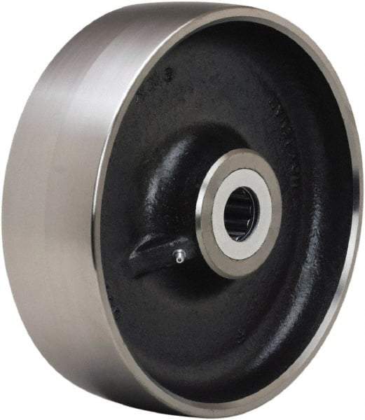 Hamilton - 10 Inch Diameter x 3 Inch Wide, Forged Steel Caster Wheel - 5,500 Lb. Capacity, 3-1/4 Inch Hub Length, 1-1/4 Inch Axle Diameter, Straight Roller Bearing - Best Tool & Supply