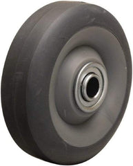 Hamilton - 4 Inch Diameter x 1-3/8 Inch Wide, Rubber on Thermoplastic Caster Wheel - 250 Lb. Capacity, 1-5/8 Inch Hub Length, 3/8 Inch Axle Diameter, Ball Bearing - Best Tool & Supply