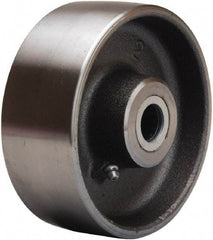 Hamilton - 5 Inch Diameter x 2 Inch Wide, Forged Steel Caster Wheel - 1,500 Lb. Capacity, 2-1/4 Inch Hub Length, 3/4 Inch Axle Diameter, Straight Roller Bearing - Best Tool & Supply