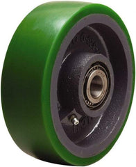 Hamilton - 6 Inch Diameter x 2 Inch Wide, Polyurethane on Cast Iron Caster Wheel - 1,200 Lb. Capacity, 2-1/4 Inch Hub Length, 3/4 Inch Axle Diameter, Tapered Roller Bearing - Best Tool & Supply