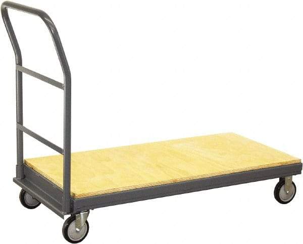 Jamco - 1,200 Lb Capacity Platform Truck - 60" OAW, 10" Platform Height, Urethane Casters - Best Tool & Supply