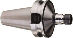 HAIMER - 1/8" to 5/8" Capacity, 5.12" Projection, BT50 Taper Shank, ER25 Collet Chuck - 0.0001" TIR, Through-Spindle - Exact Industrial Supply