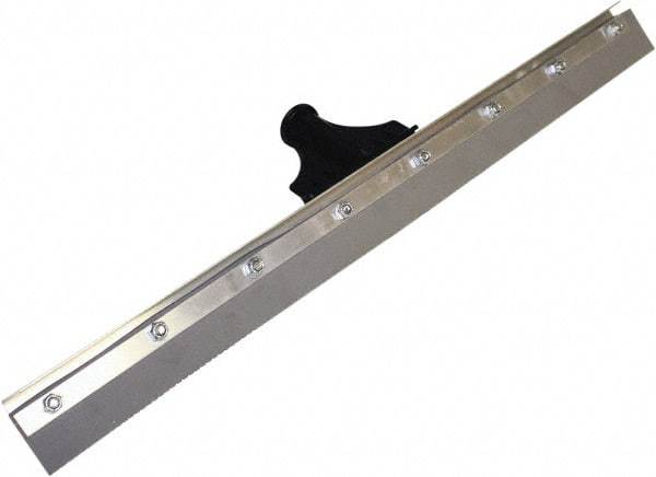 SEYMOUR-MIDWEST - 24" EPDM Blade Floor Squeegee - Threaded End, Single Edge, Gray, Aluminum Holder - Best Tool & Supply