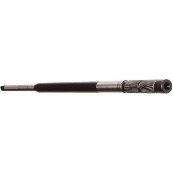 Emuge - M27mm Tap, 12.9921 Inch Overall Length, 1.1024 Inch Max Diameter, Tap Extension - 0.7874 Inch Tap Shank Diameter, 0.7874, 1.1024 Inch Extension Shank Diameter, 0.6299 Inch Extension Square Size, 44mm Tap Depth - Best Tool & Supply