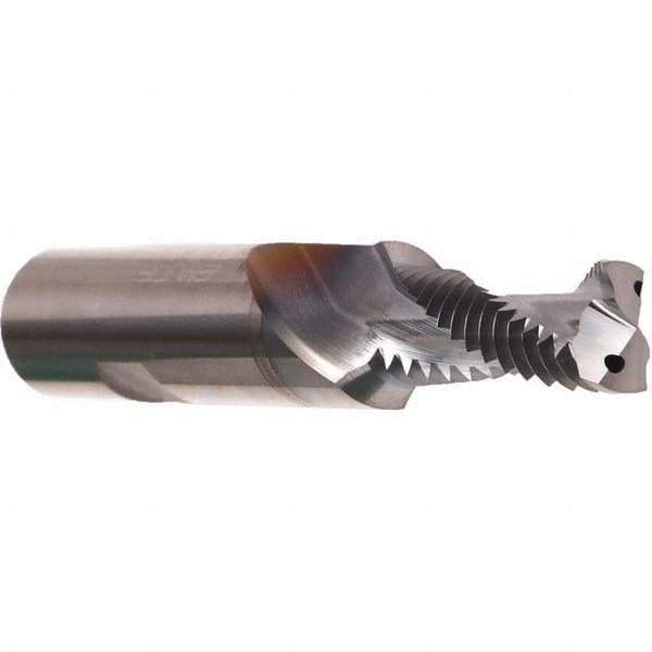 Emuge - 9/16-12, 0.482" Cutting Diam, 2 Flute, Solid Carbide Helical Flute Thread Mill - Internal Thread, 1.339" LOC, 4.331" OAL, 16mm Shank Diam - Best Tool & Supply