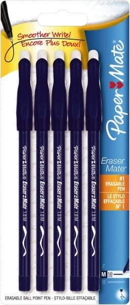 Paper Mate - 1mm Ball Point Stick Pen - Blue - Best Tool & Supply