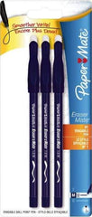 Paper Mate - 1mm Ball Point Stick Pen - Blue - Best Tool & Supply