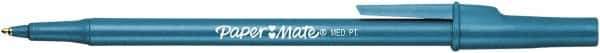 Paper Mate - 1mm Ball Point Stick Pen - Blue - Best Tool & Supply