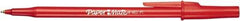 Paper Mate - 1mm Ball Point Stick Pen - Red - Best Tool & Supply