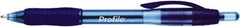 Paper Mate - 1.4mm Ball Point Retractable Pen - Blue - Best Tool & Supply