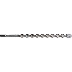 Irwin - 3/8" Diam, Spline Shank, Carbide-Tipped Rotary & Hammer Drill Bit - Best Tool & Supply