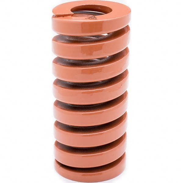 Associated Spring Raymond - 60mm Hole Diam, 30mm Rod Diam, 200mm Free Length, Brown Die Spring - Best Tool & Supply